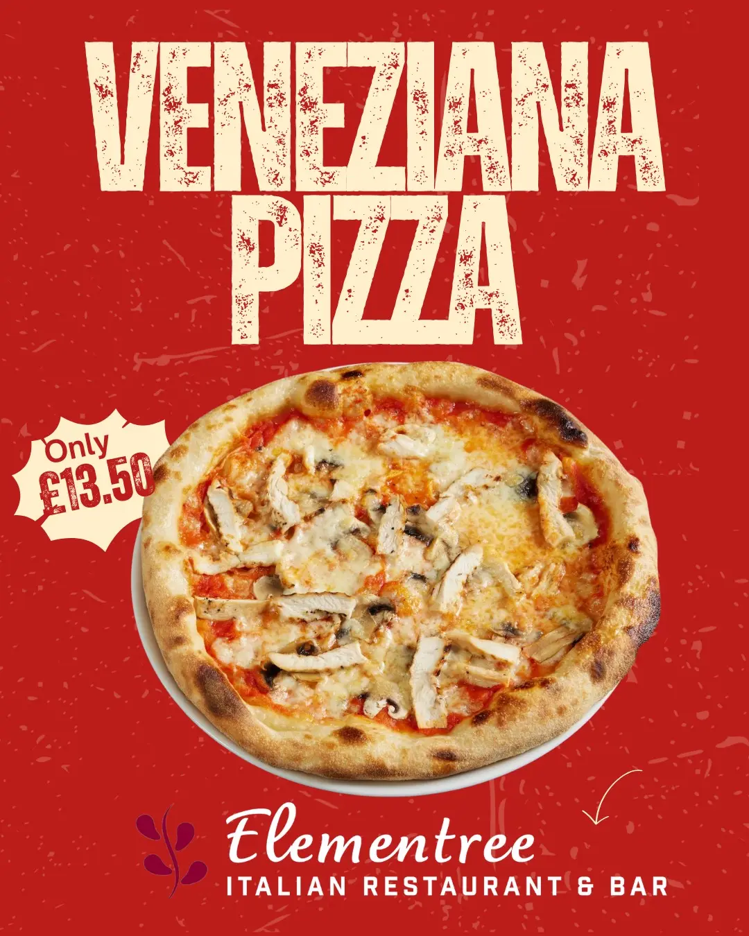 Hand-crafted pizza detail 5