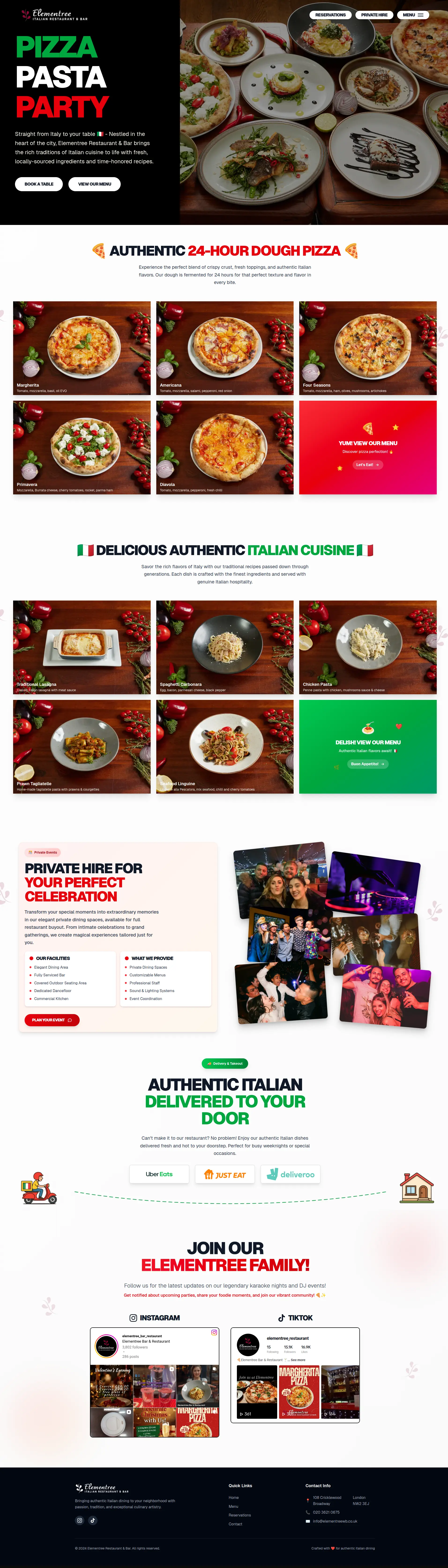 Elementree Full Website Scroll